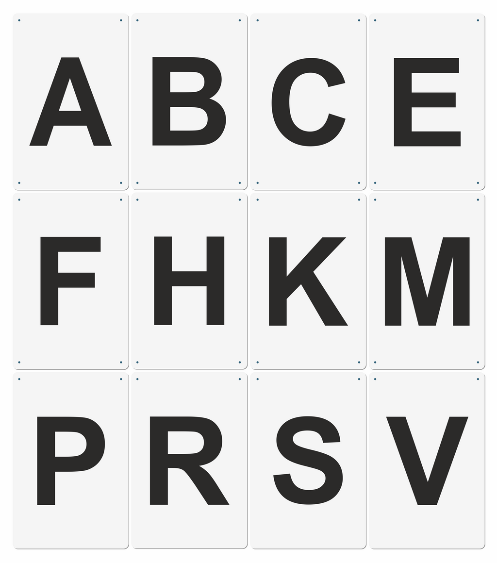 12 Bahnpunkte | Reitplatz Buchstaben – Ansicht 12BP 20x30