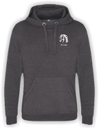 Graduate Heavyweight Hoodie mit Ihrem Motiv bedruckt – Ansicht Hoodie vorn klein