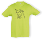 Kinder T-Shirt - mit Pferdemotiv - Design 3 – Ansicht Design 3 applegreen S