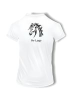 T-Shirts mit Ihrem Motiv bedruckt – Ansicht T shirt weiß rücken