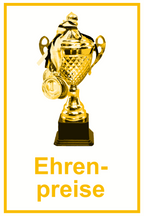 Wegweiser Ehrenpreise | Verschiedene Farben und Richtungen – Ansicht Ehrenpreise Motiv1 gelb Ziel
