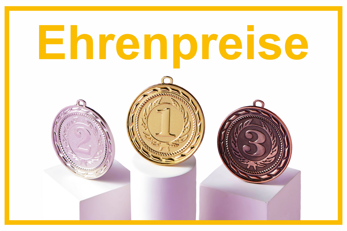 Wegweiser Ehrenpreise | Verschiedene Farben und Richtungen – Ansicht Ehrenpreise Motiv3 gelb Ziel