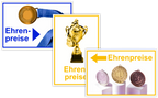 Wegweiser Ehrenpreise | Verschiedene Farben und Richtungen